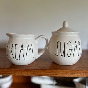 Rae Dunn 2018 Sugar Cream set